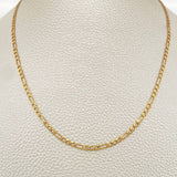 Cadena Figaro 6.05gr / 60cm / 2.1mm Oro Amarillo +1 18K &