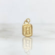 Dije Marco Letra H 0.35gr / 1.5cm Oro Amarillo