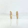 Candongas Carril 1.8gr / 1.3cm / Doble Faz Circones Colores Blancos Oro Amarillo*