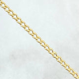 Tobillera Cubana 1.1gr / 24cm / 2mm Oro Amarillo +1 ©