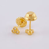 Topos Trio Circular 0.55 g / in / 3.6 mm Oro Amarillo 18K