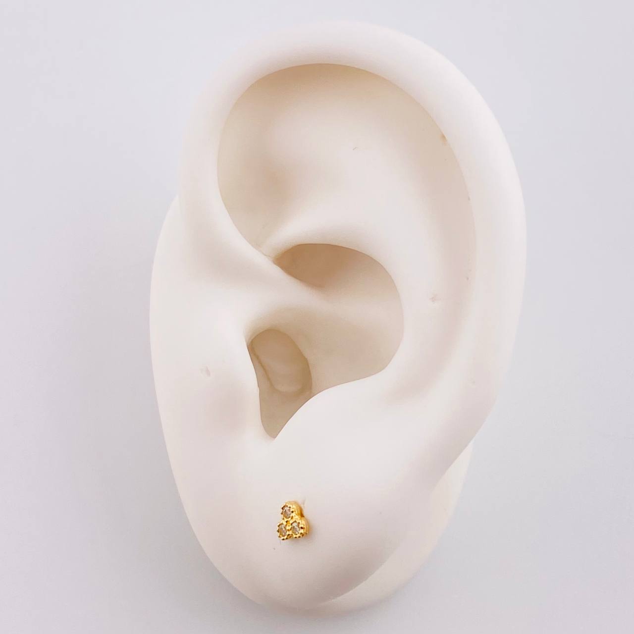 Topos Trio Circular 0.55 g / 3.7 mm Oro Amarillo 18K