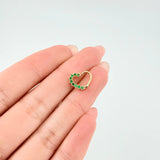 Piercing Corazon Medio 0.55gr / 9mm Oro Amarillo 18K ©