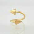 Piercing Punta Flecha Espiral 0.65gr / 1cm / Oro Amarillo 18K *