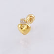 Piercing Destello Corazon 0.35gr / 1.1cm / Oro Amarillo 18K ©