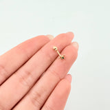 Piercing Chispa Estrella 0.3gr / 1.1cm / Oro Amarillo 18K