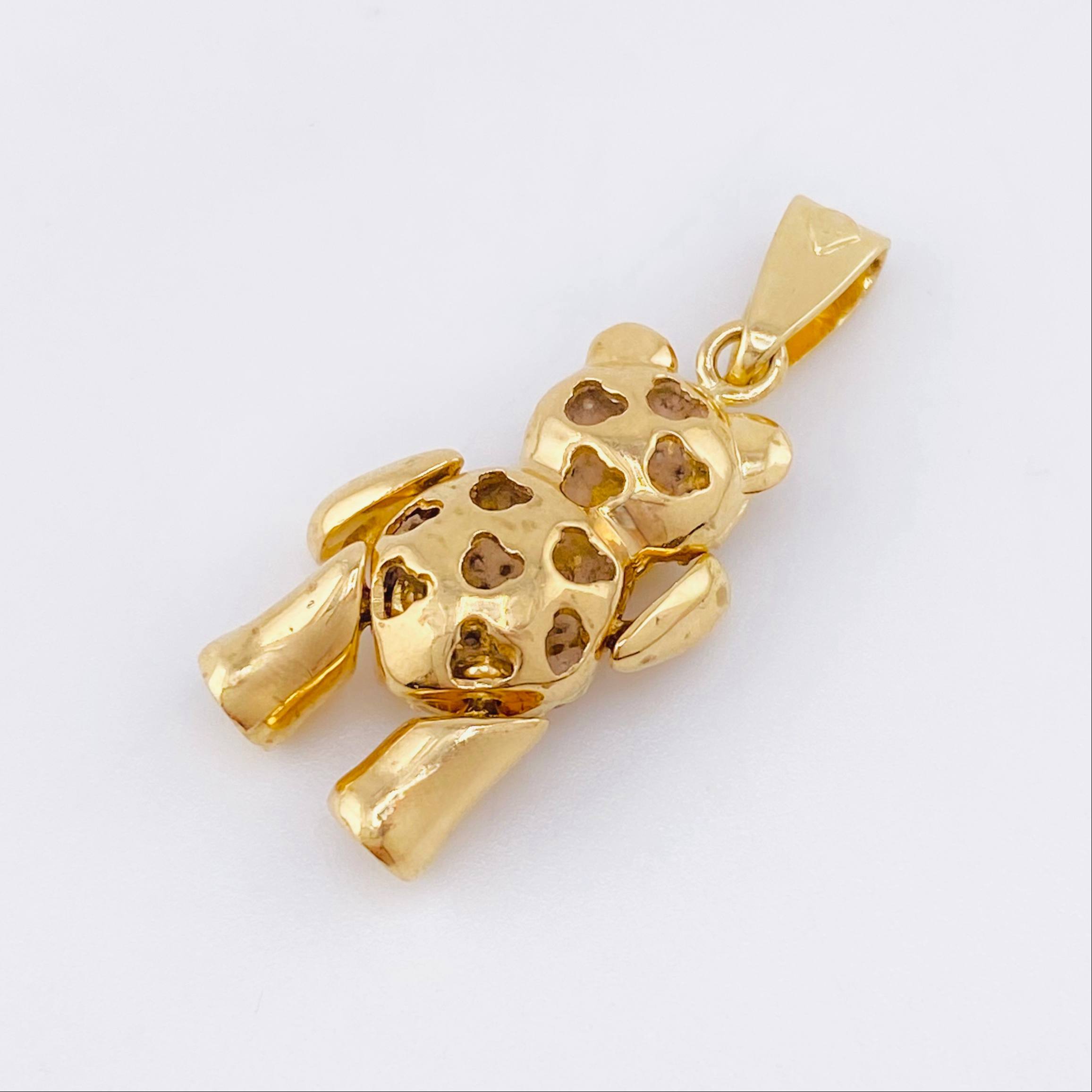 Dije Oso Articulado 4.7gr / 3cm / Oro Amarillo 18K ©