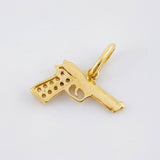 Dije Pistola 1.15gr / 1.5cm / Oro Amarillo 18K ©