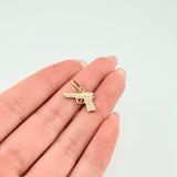 Dije Pistola 1.15gr / 1.5cm / Oro Amarillo 18K ©