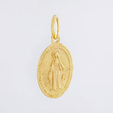 Dije Virgen Milagrosa 2.05gr / 2.5cm / Oro Amarillo 18K ©