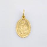 Dije Virgen Milagrosa 2.05gr / 2.5cm / Oro Amarillo 18K ©