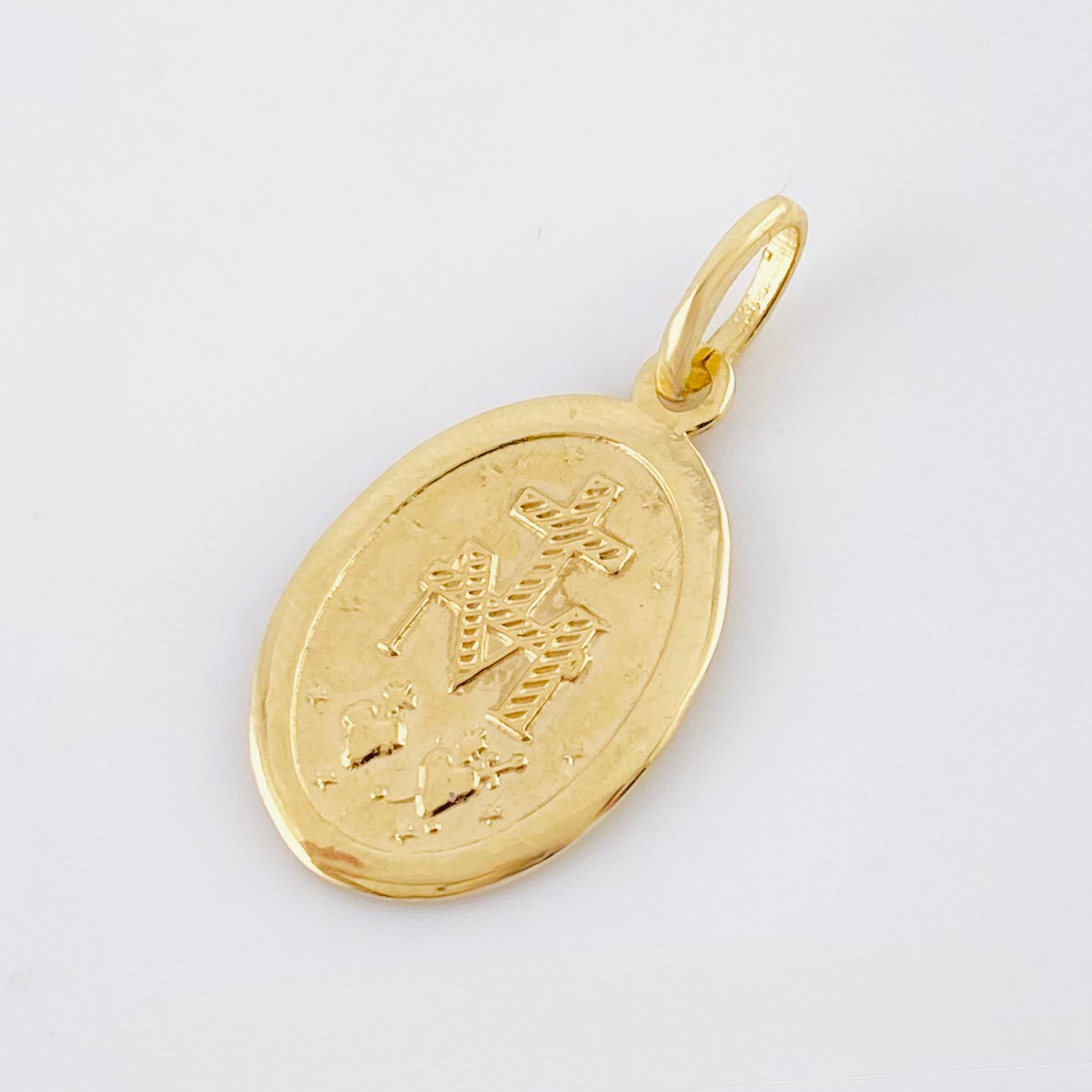 Dije Virgen Milagrosa 2.05gr / 2.5cm / Oro Amarillo 18K ©