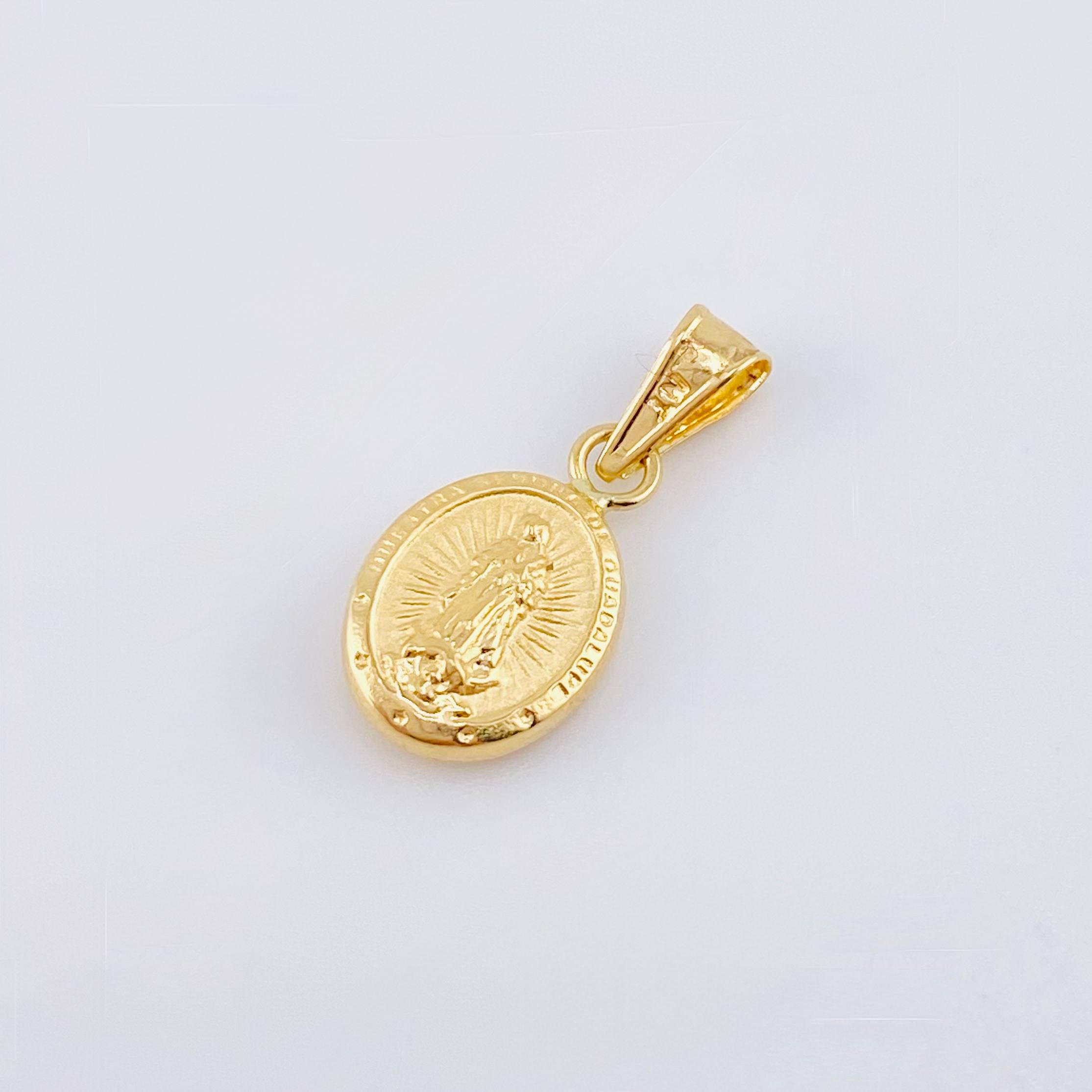 Dije Virgen Guadalupe 0.5gr / 1.6cm / Oro Amarillo 18K ©