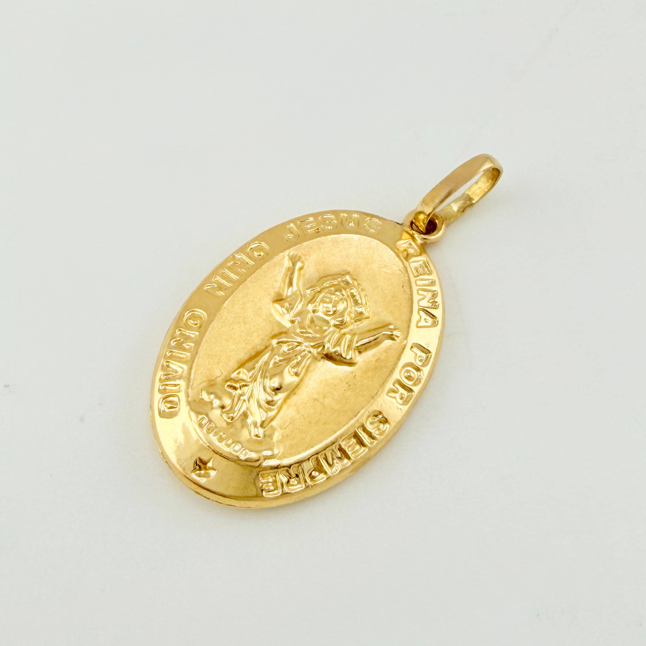 Dije Divino Niño 1.95gr / 3cm / Oro Amarillo 18K