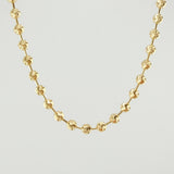 Cadena Militar Media Luna 17.15gr / 60cm / 4mm Oro Amarillo Nac.Esp. 18K *