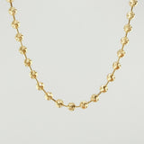 Cadena Militar Media Luna 16.85gr / 60cm / 4mm Oro Amarillo Nac.Esp. 18K ©