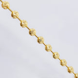 Cadena Militar Media Luna 16.85gr / 60cm / 4mm Oro Amarillo Nac.Esp. 18K ©