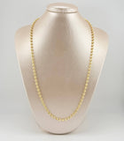 Cadena Militar Media Luna 16.85gr / 60cm / 4mm Oro Amarillo Nac.Esp. 18K ©