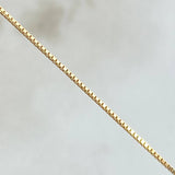 Set Cadena y Dije Veneciana + Virgen Guadalupe 1.8gr / 50cm / Oro 18K (Oferta)
