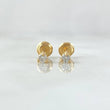 Topos Piedra 0.8gr / 3.1mm Diamante 36pts Oro Amarillo 18K (Joya) ©