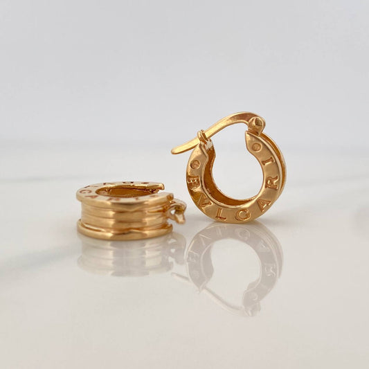 Candongas BV 4.75gr / 1.3cm / Oro Amarillo 18K %