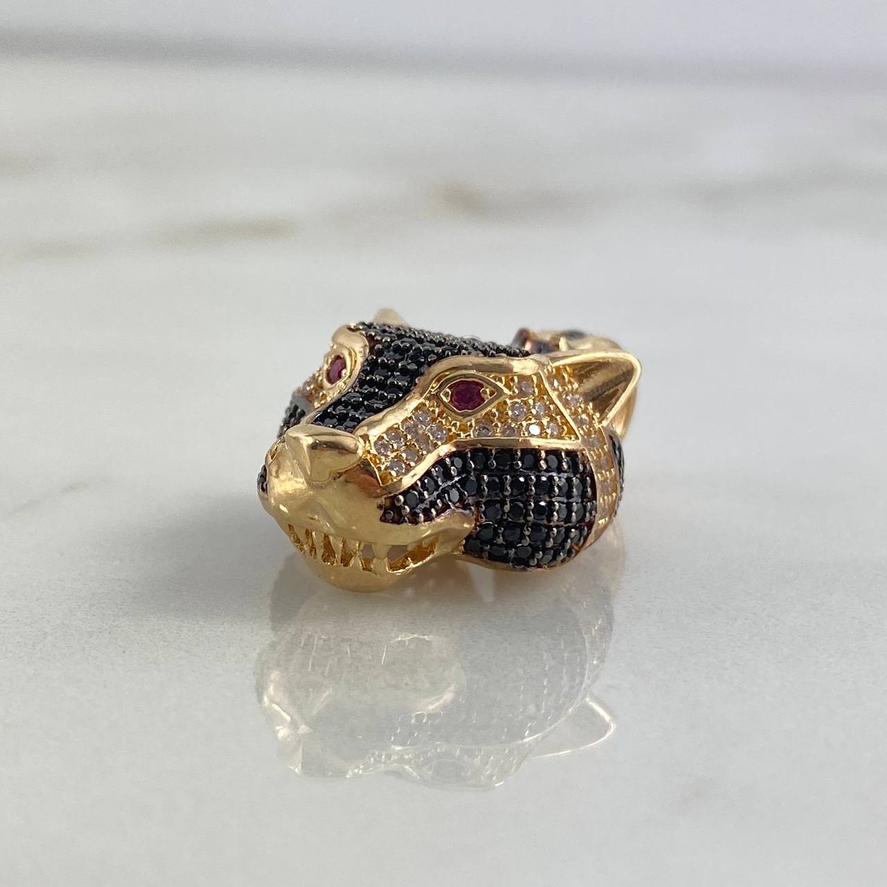 Dije Pantera 9.05gr / 3.1cm / Circones Negros Blancos Rojos Oro Amarillo *