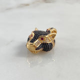 Dije Pantera 9.05gr / 3.1cm / Circones Negros Blancos Rojos Oro Amarillo *