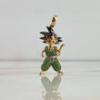 Dije Goku 6.1gr / 4cm / Circones Verdes Dos Oros Amarillo Blanco *