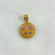 Dije Emoji 4.2gr / 2.6cm / Circones Amarillos Fucsias Negros Oro Amarillo *