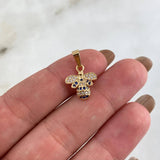 Dije Abeja 1.45gr / 2cm / Circones Blancos Azules Oro Amarillo *