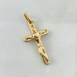 Dije Cruz Cristo 4.1gr / 3.7cm / Circular Oro Amarillo *