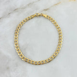 Pulso Cubana 3.2gr / 19cm / 4.5mm Oro Amarillo +3 ©