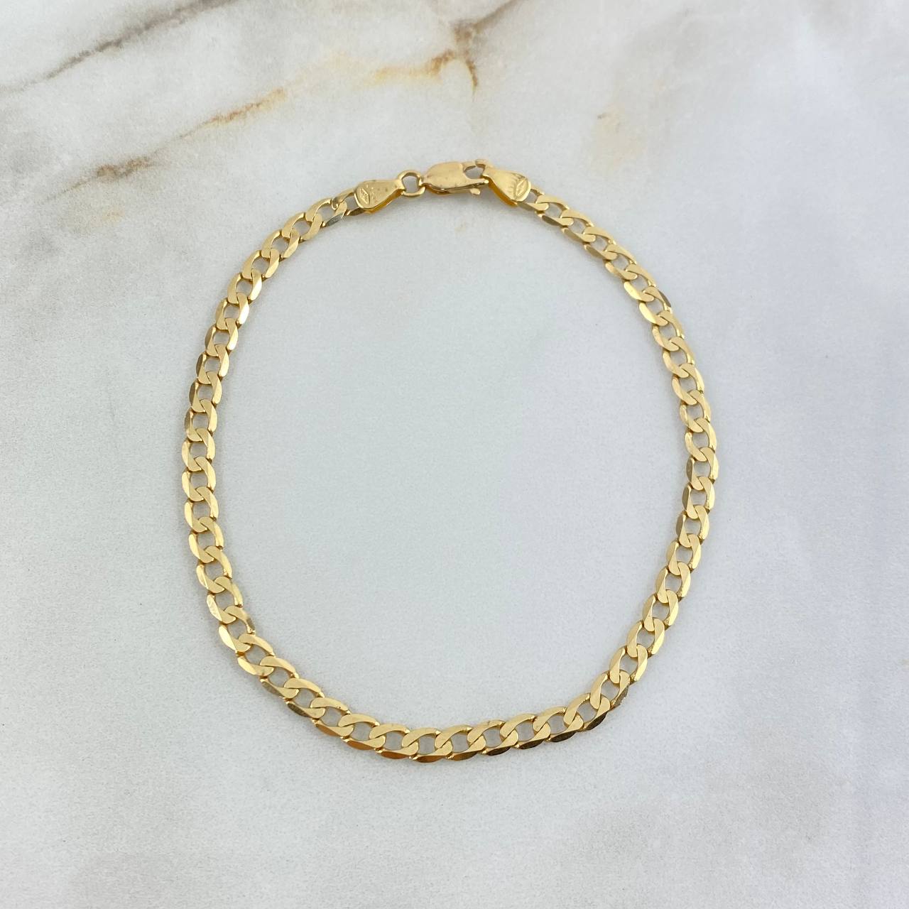 Pulso Cubana 5.7gr / 21cm / 4.7mm Oro Amarillo +0 *