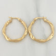 Candongas Bella 1.8 g / 2.5 cm Oro Amarillo 18K