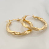 Candongas Bella 1.8 g / 2.5 cm Oro Amarillo 18K