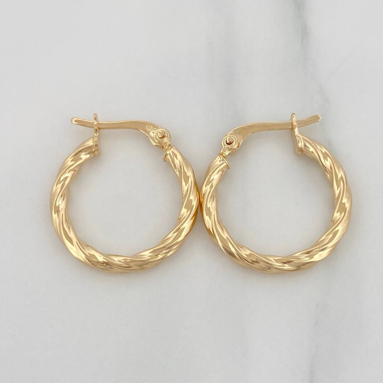 Candongas Kari 1.45 g / 2 cm Oro Amarillo 18K
