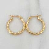 Candongas Kari 1.45 g / 2 cm Oro Amarillo 18K