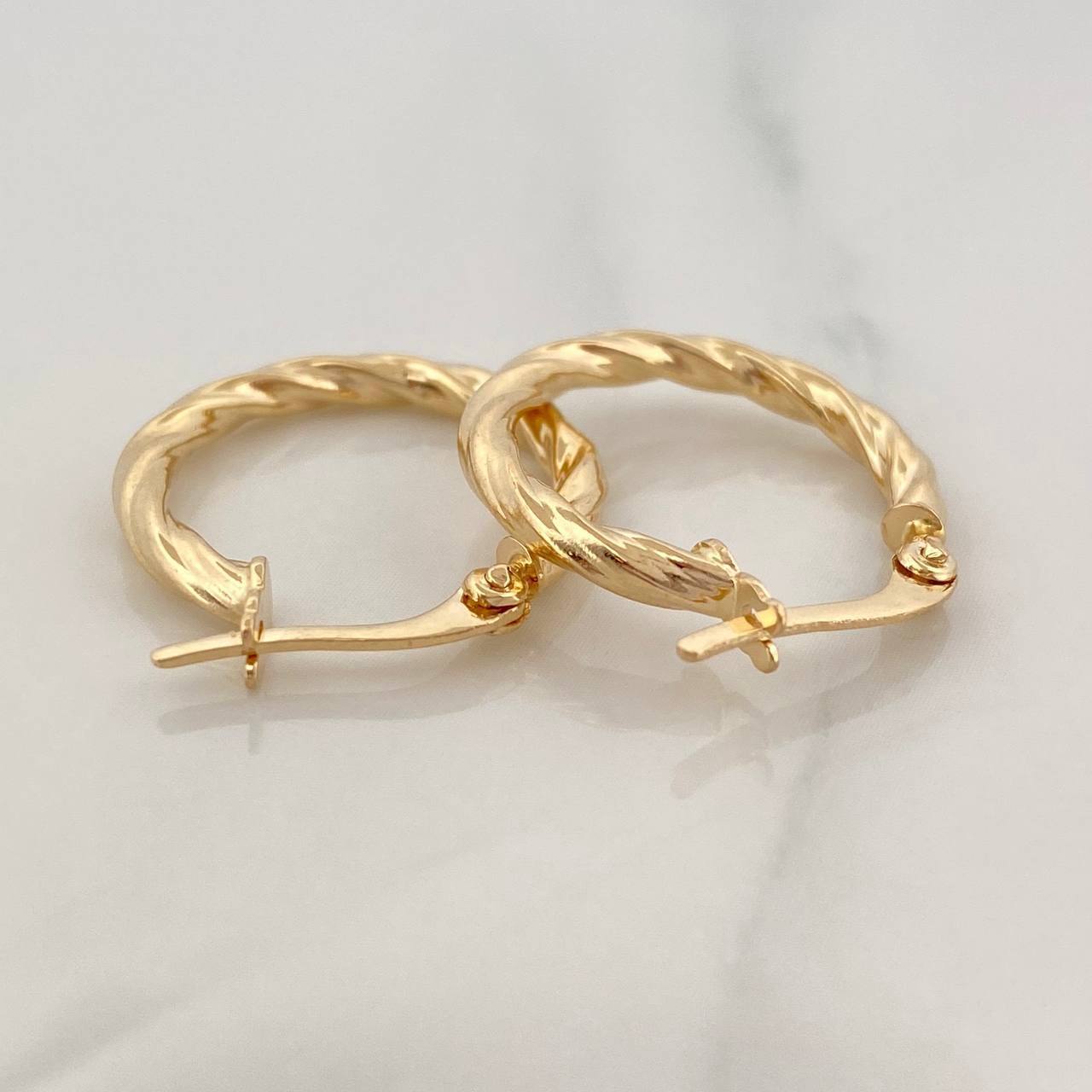Candongas Kari 1.45 g / 2 cm Oro Amarillo 18K