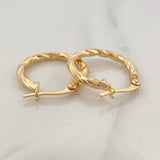 Candongas Kari 1.45 g / 2 cm Oro Amarillo 18K