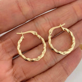 Candongas Kari 1.45 g / 2 cm Oro Amarillo 18K
