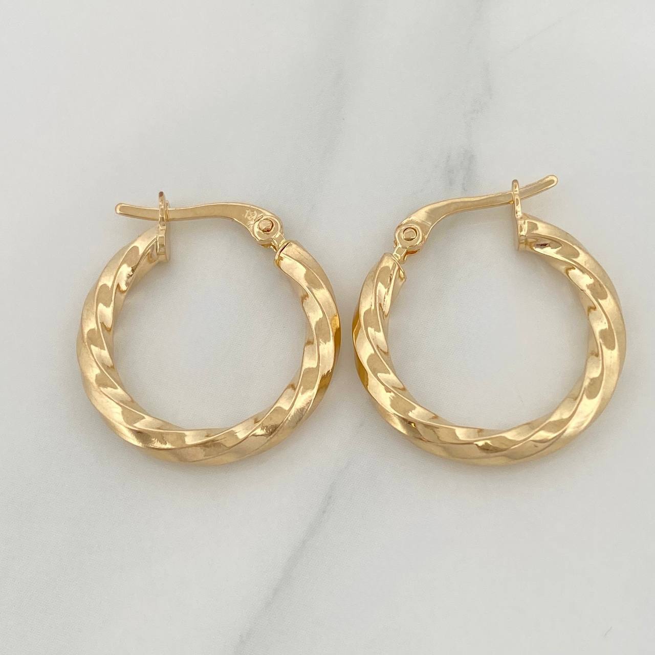 Candongas Derek 1.75 g / 2 cm Oro Amarillo 18K