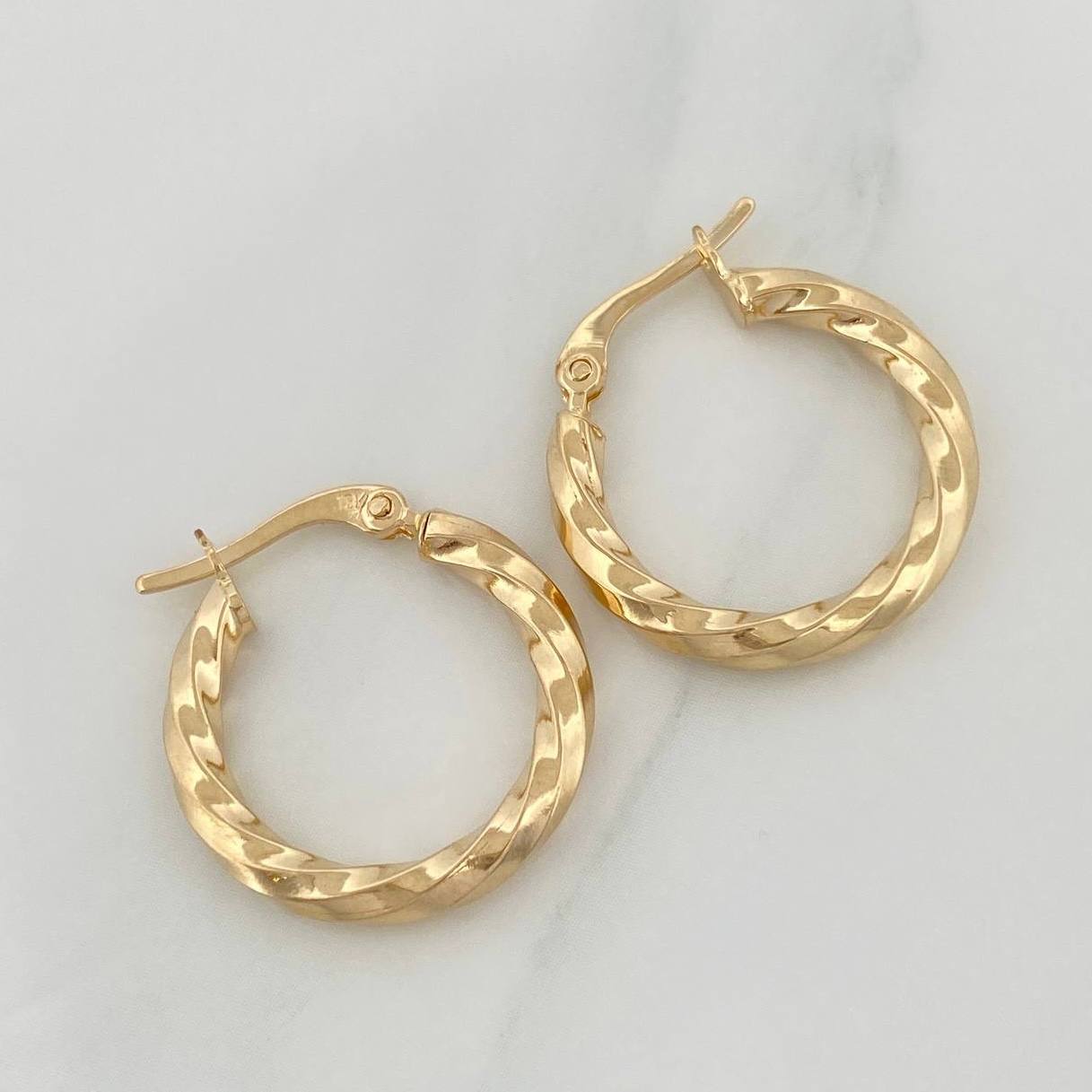 Candongas Derek 1.75 g / 2 cm Oro Amarillo 18K