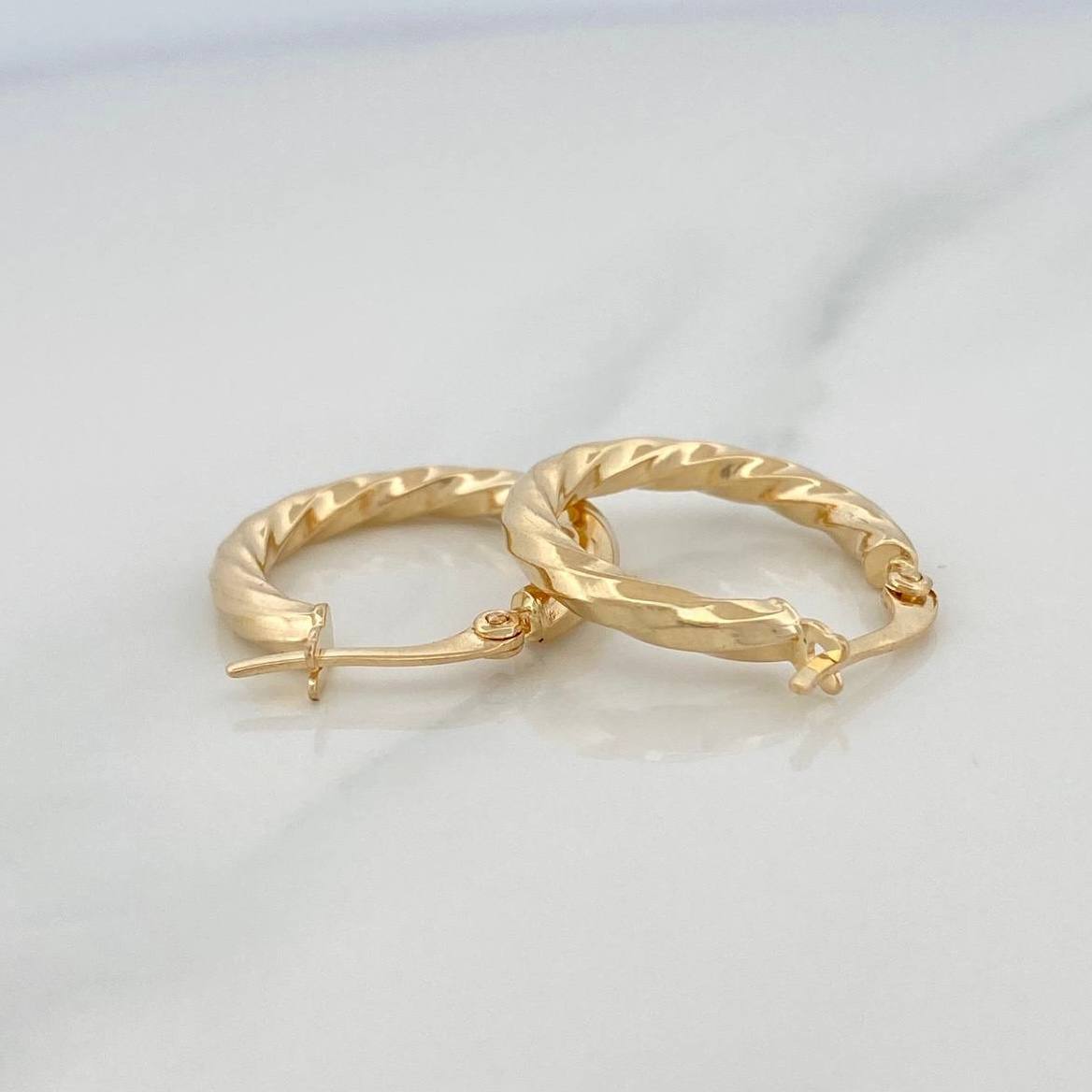 Candongas Derek 1.75 g / 2 cm Oro Amarillo 18K