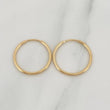 Candongas Mini Aro 0.8 g / 1.5 cm Oro Amarillo 18K