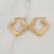 Candongas Rombo 2.2 g / 2 cm Oro Amarillo 18K