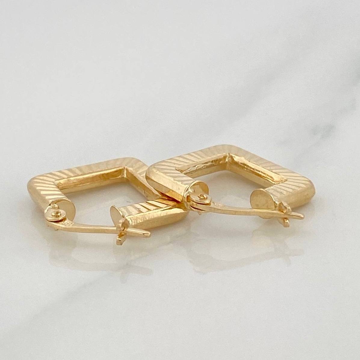 Candongas Rombo 2.2 g / 2 cm Oro Amarillo 18K