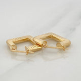 Candongas Rombo 2.2 g / 2 cm Oro Amarillo 18K