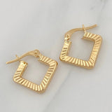 Candongas Rombo 1.3 g / 1.3 cm Oro Amarillo 18K
