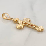 Dije Cruz Cristo 1.9 g / 4 cm Oro Amarillo 18K