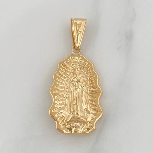 Dije Silueta Virgen Guadalupe 2.15 g / 3.5 cm Oro Amarillo 18K